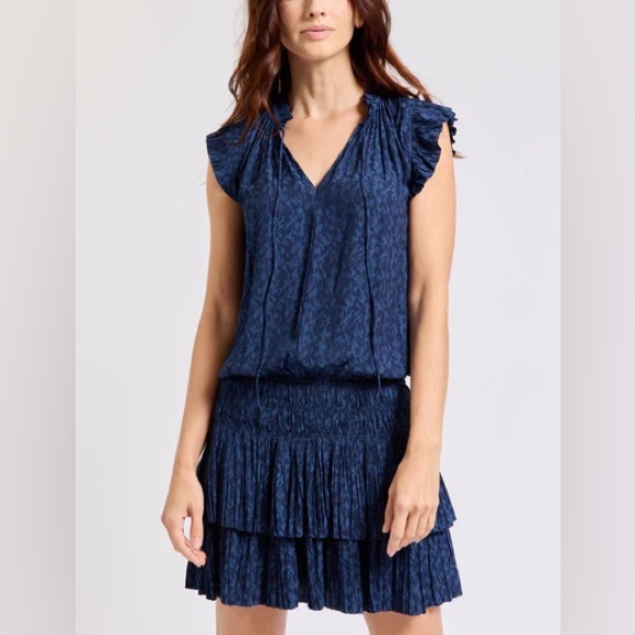 formal cowgirl dresses Long Sleeve Blue Dress
